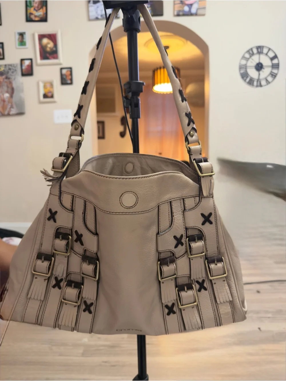 Brown Leather Women’s Handbag -